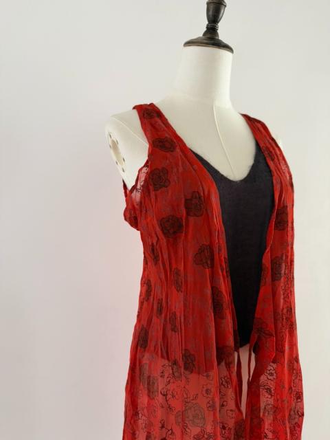 Dries Van Noten Dries Van Noten Lycra two-piece cardigan/long dress