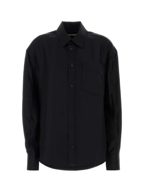 Alexander Wang Alexander Wang Women Black Satin Oversize Shirt