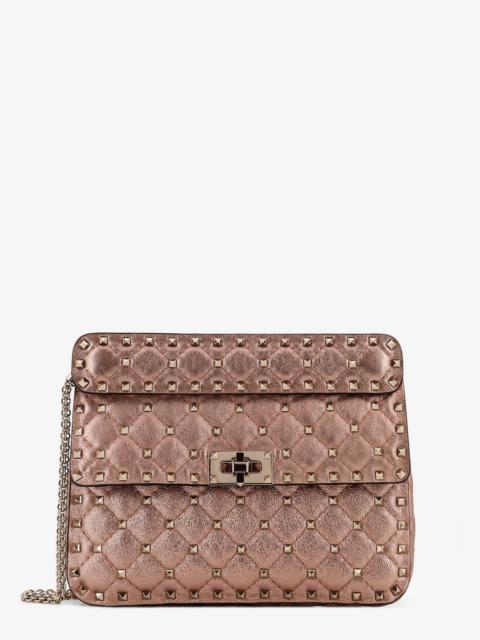Valentino Valentino Garavani Laminated Leather Rockstud Spike Crossbody Bag
