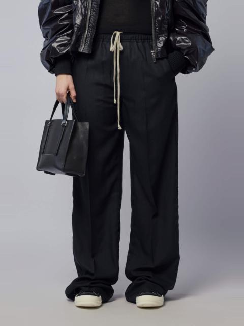 Rick Owens Woven Pants - Dietrich Drawstring Black