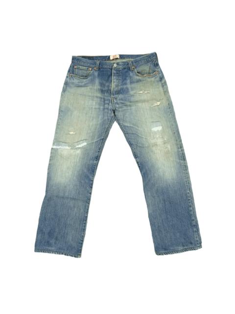 Levi's Vintage Levi's 501 Repaired Distressed Jeans