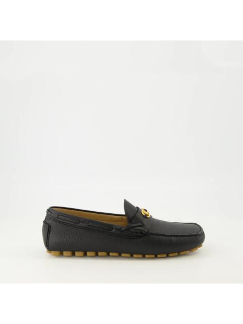 Valentino Valentino Garavani "driver" Leather Loafers