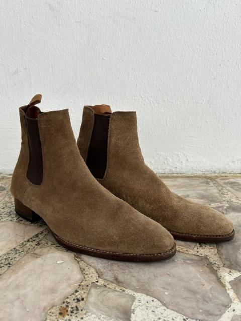 SAINT LAURENT Saint Laurent Suede Boots Brown Vintage