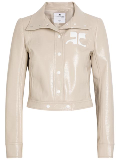 courrèges Courrèges Reedition Crinkled Vinyl Jacket