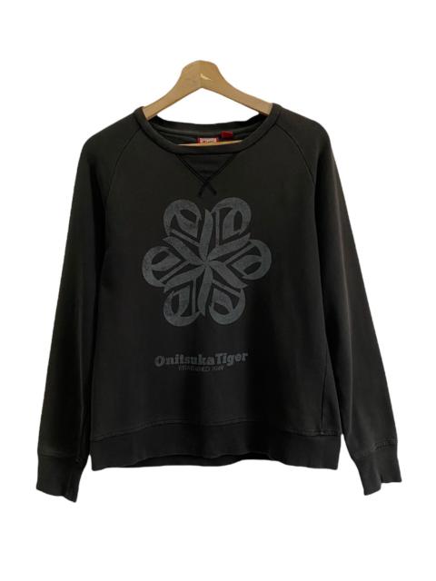 Onitsuka Tiger Rare Design Embroidery Sweatshirt Logo