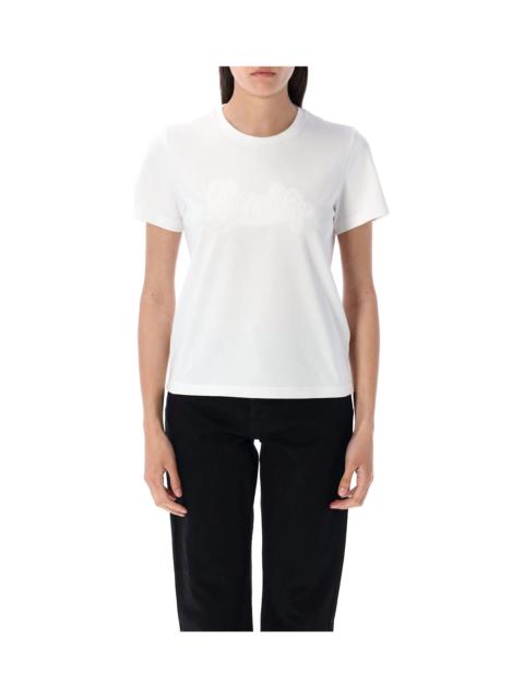 Moncler Embroidered Calligraphy Logo T-shirt