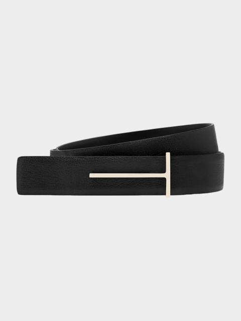 TOM FORD T Leather Belt