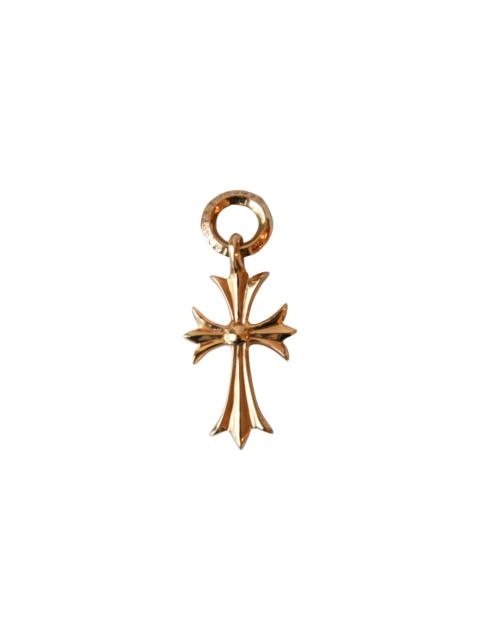 Chrome Hearts Chrome Hearts 22k Gold Tiny Cross With B Ring Pendant