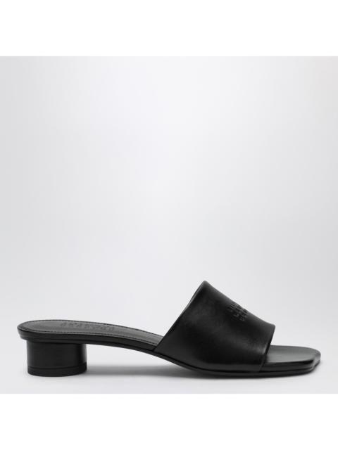 MM6 Maison Margiela Mm6 Maison Margiela Black Anatomic Sandals With Low Heel Women