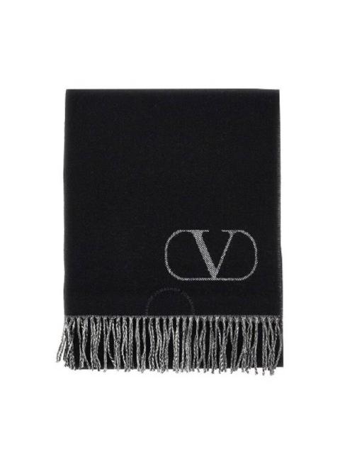 Foulard Valentino En Cachemire Et Soie - Écharpe Luxe Femme - Style élégant Et Doux