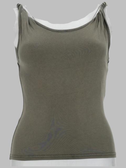 Diesel Diesel Women Tank Top Con Spalline Arrotolate