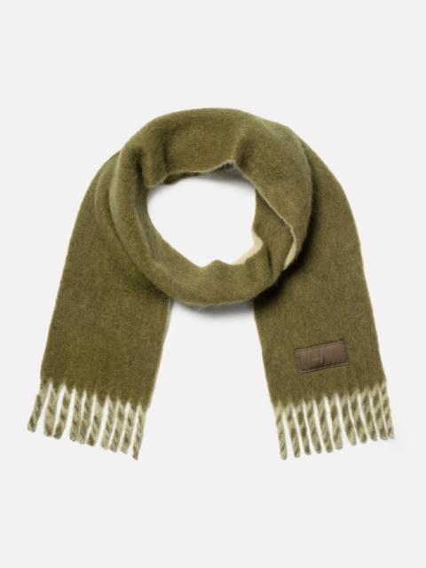 AMI Paris GREEN ALPACA BICOLORED SCARF