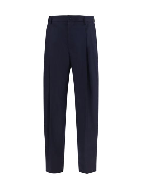 Dolce & Gabbana Dolce & Gabbana Flannel Trousers Blue Men