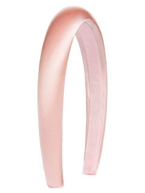 Jennifer Behr Jennifer Behr Tori Hammered Silk Headband in Peony at Nordstrom