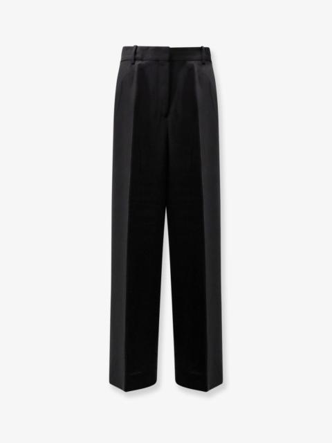TOTEME Toteme Viscose and Wool Trousers Black Women