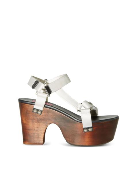 Crush platform sandals