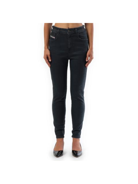 Diesel 1984 Slandy High Jeans in Washed Black