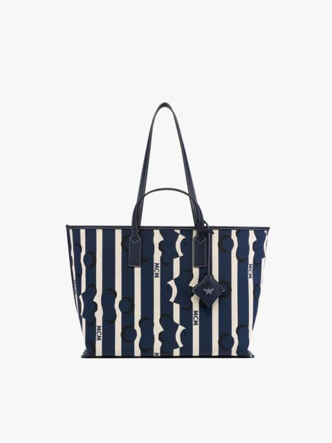 MCM Aren Shopper in Beach Club Canvas