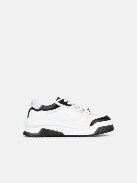 VERSACE 'ODISSERA' WHITE LEATHER SNEAKERS