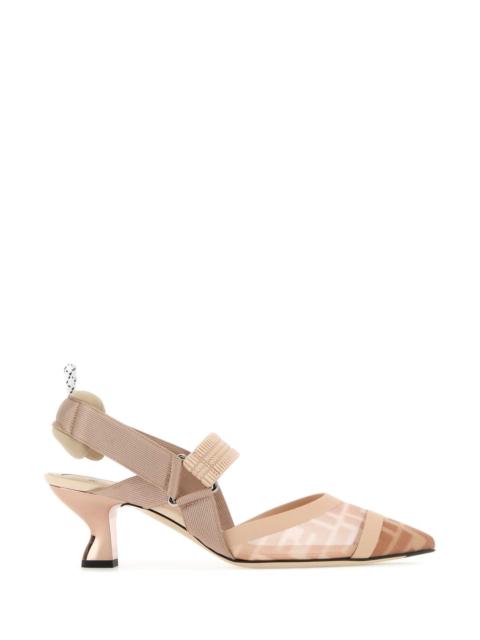 FENDI Fendi Women Multicolor Mesh And Fabric Colibrã¬ Pumps