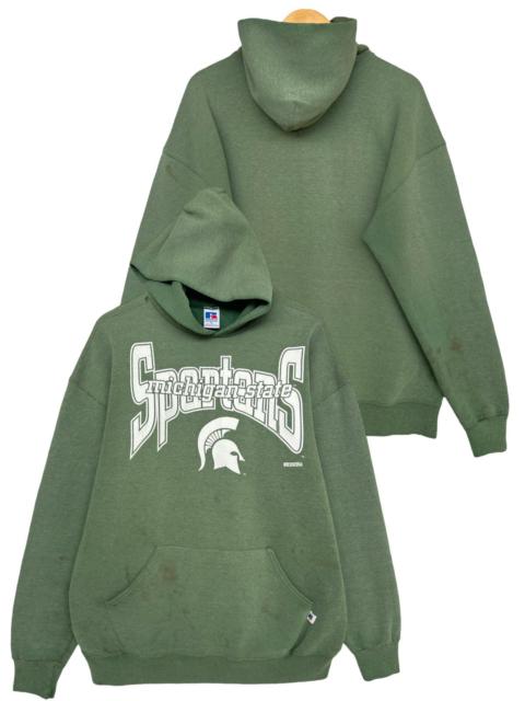 Other Designers Vintage 90s Russell Athletic Hoodie Spartans Sunfaded Hoodie