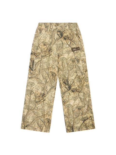 BILLIONAIRE BOYS CLUB DIAMONDS & DOLLARS TREE CAMO CARGO PANTS