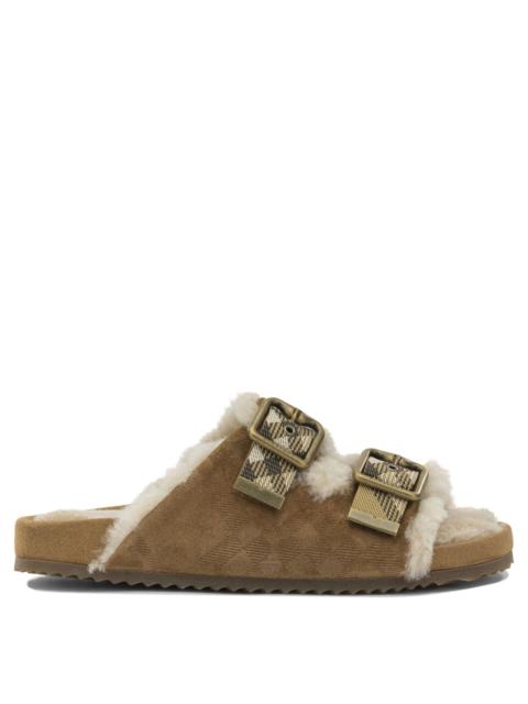 Burberry Burberry Urchin Flat Sandals Beige Women