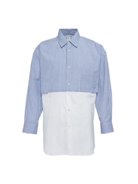 Comme des Garçons SHIRT Yarn Dyed Cotton Check Long Sleeve Shirt