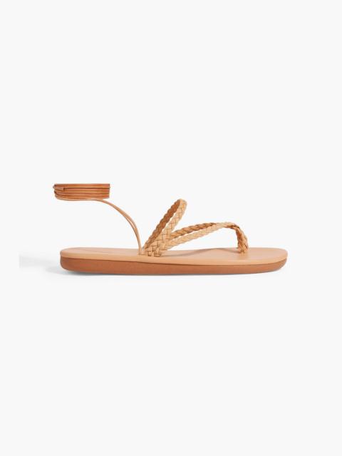 ANCIENT GREEK SANDALS Plage braided leather sandals
