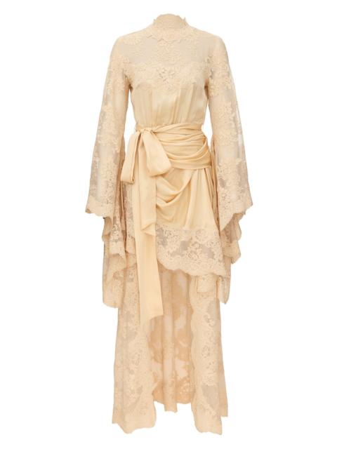 Zimmermann LUNA SATIN DRAPE DRESS