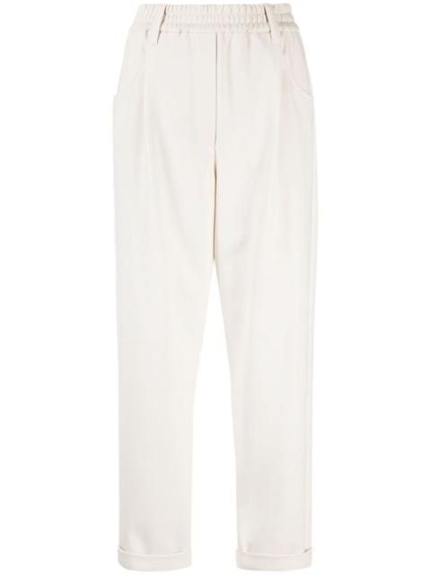 Brunello Cucinelli cropped straight-leg trousers