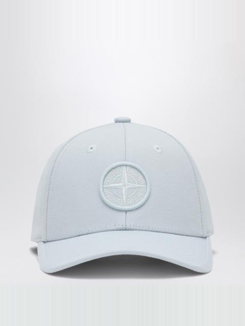 Stone Island Light blue hat with Compass logo
