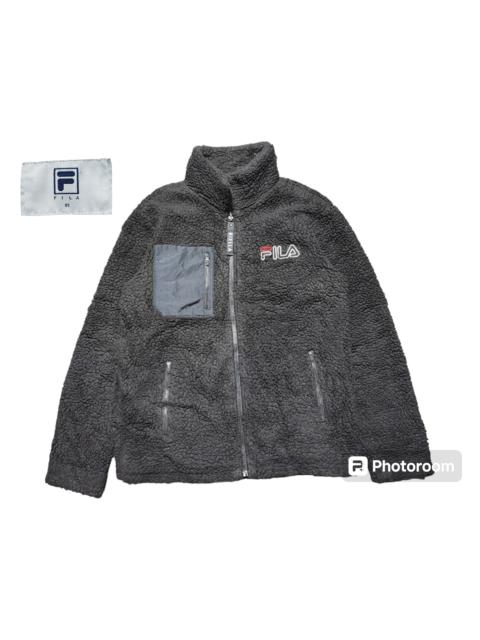 Other Designers Fila × Japanese Brand - Fila Zip Up Fleece Sherpa