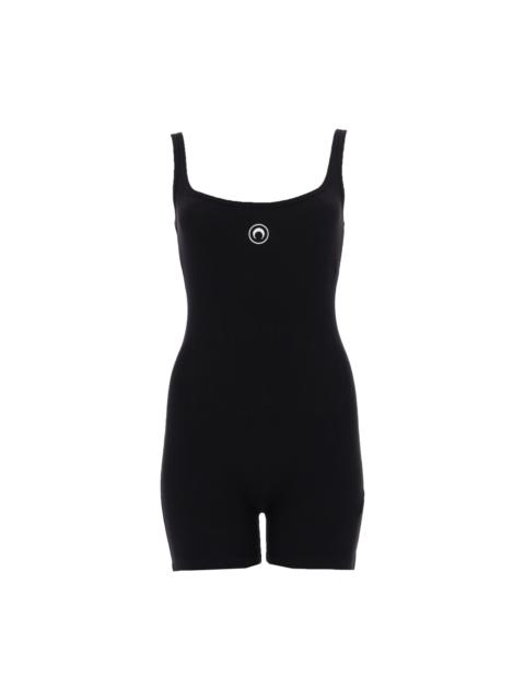 Marine Serre Short Jumpsuit With Logo