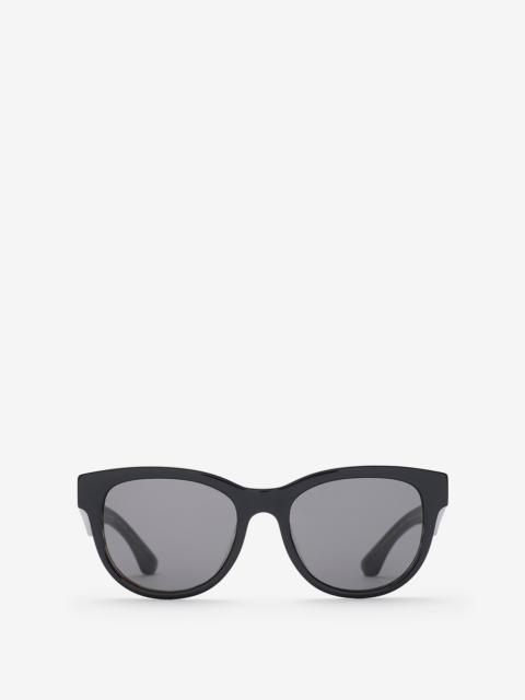 Burberry Check Round Sunglasses