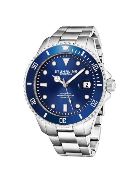 Other Designers Stuhrling Original Aquadiver Automatic Blue Dial Men's Watch M13544