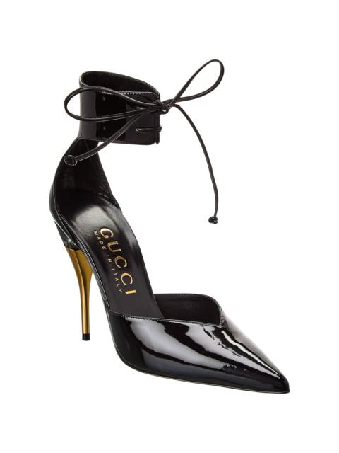 GUCCI Gucci Knot Detail Patent Pump