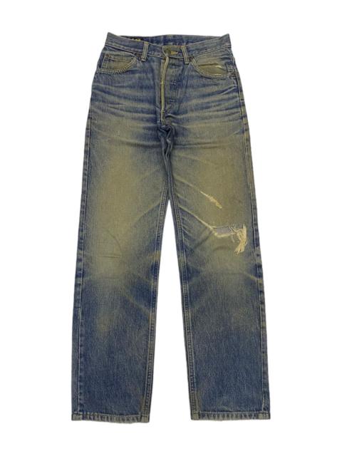 Other Designers VINTAGE LEE RIDERS SCOVILL SANFORIZED DISTRESSED DENIM JEANS