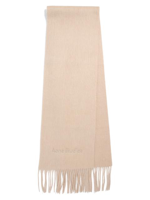 Acne Studios Acne Studios Vinnie Alpaca & Wool Scarf in Oatmeal Melange at Nordstrom
