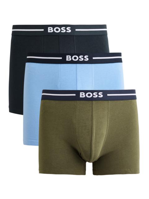 Boss Bold Stretch-cotton Boxer Briefs