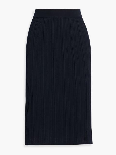 Thom Browne Ribbed wool skirt