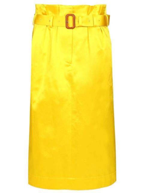Dries Van Noten Dries Van Noten Women Seachy Cotton Satin Skirt