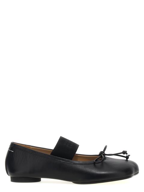 MM6 Maison Margiela Anatomic Flat Shoes Black