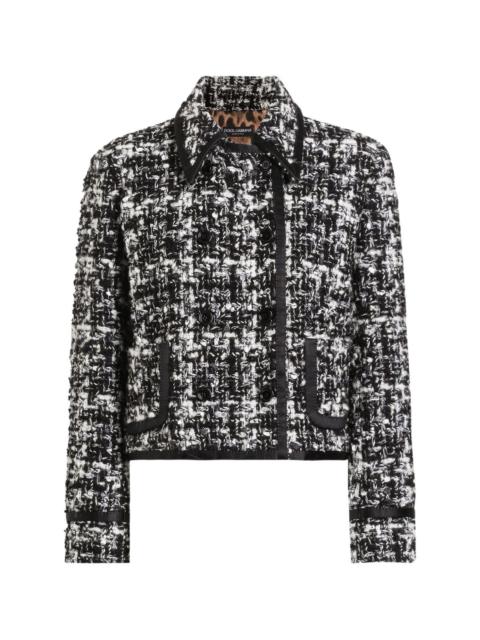 Dolce & Gabbana Wool blend tweed jacket