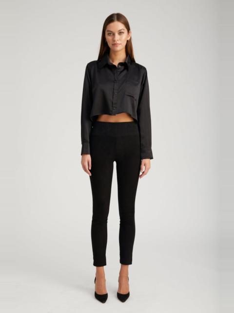 SPRWMN BLACK SUEDE ANKLE