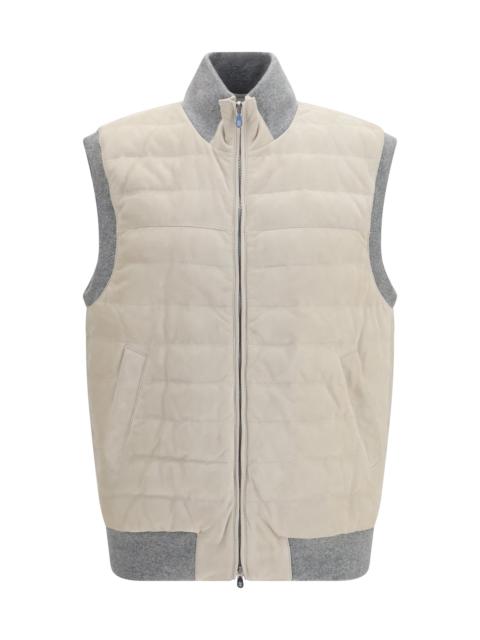 Brunello Cucinelli Brunello Cucinelli Padded Vest English White Men