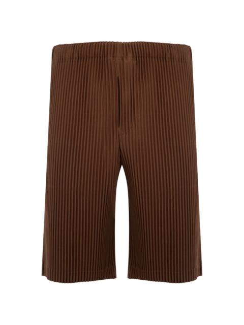 ISSEY MIYAKE Homme Plisse' Issey Miyake Men Pleated Bermuda Shorts