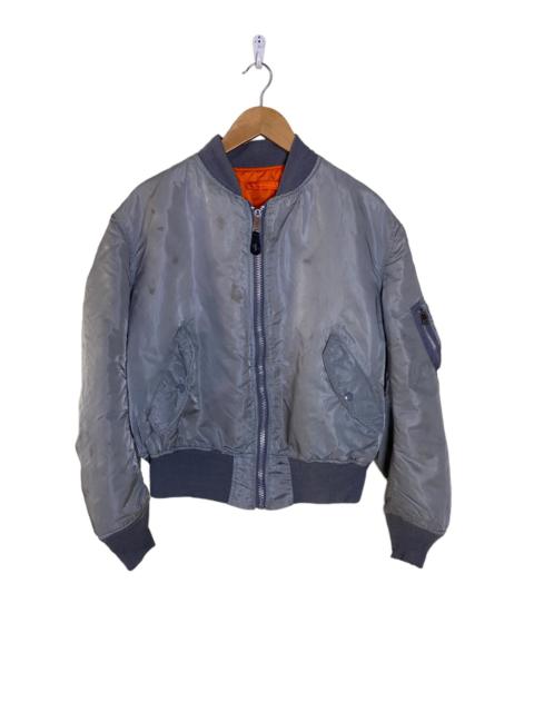 Other Designers Vintage - Vintage USA Alpha Industries Reversible Bomber Flight Jacket
