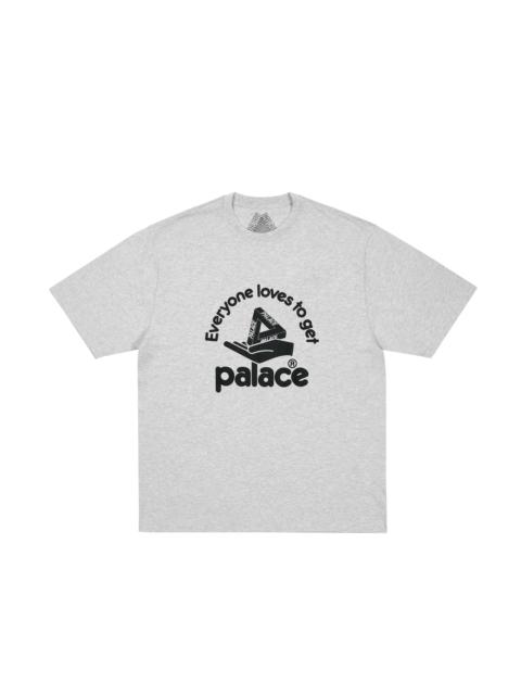 PALACE HAND OUT T-SHIRT GREY MARL