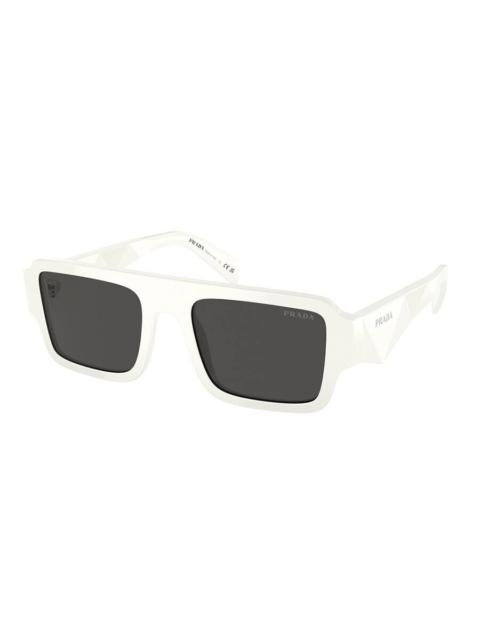 Prada Prada Dark Grey Rectangular Men's Sunglasses PR A05S 17K08Z 53